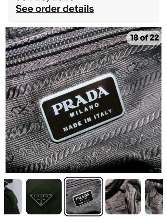 Prada Olive Green Khaki Nylon Backpack - Luxury Men’s/ Womens Bag Hp ???? main image 4